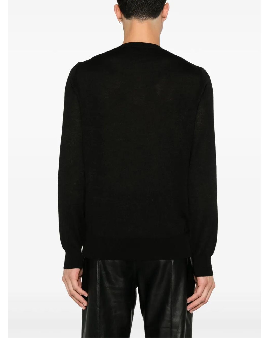 McQueen Black Sweaters for men