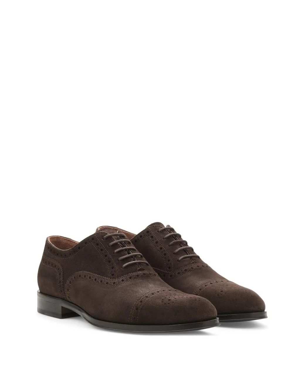 Lottusse Brown Lenox Oxford Shoes for men
