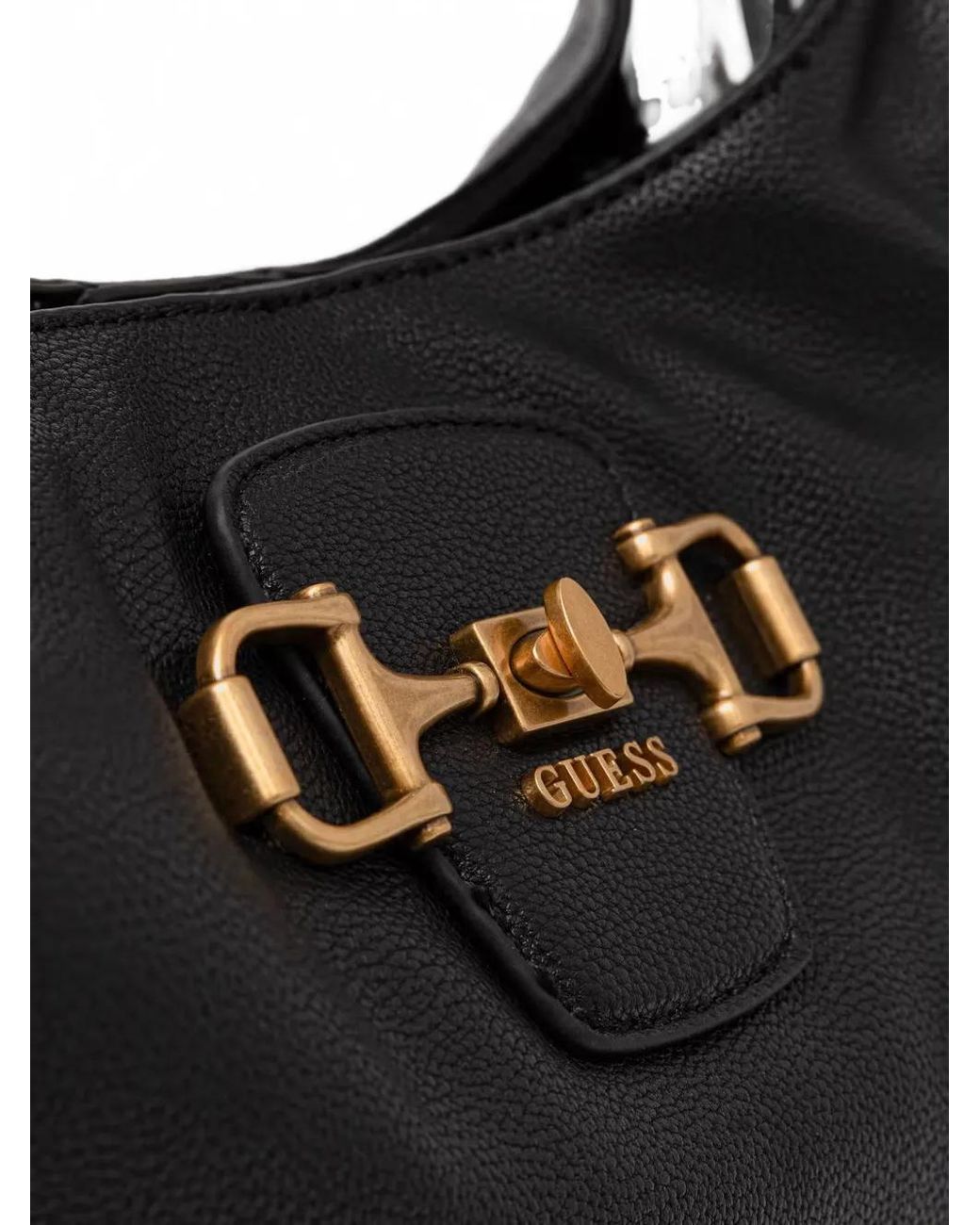 Guess Black Sac Porté Épaule Sunset À Détail De Mors