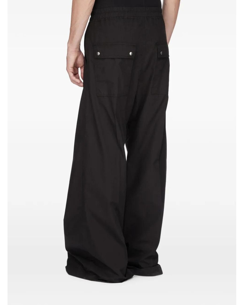 Rick Owens Black Temple Geth Belas Pants for men