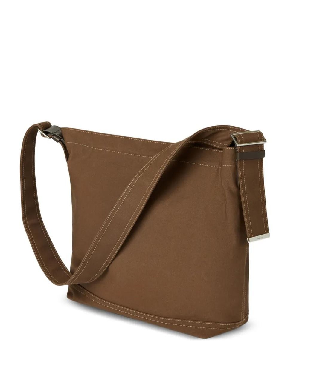 Paul Smith Brown Lettering Messenger Bag for men