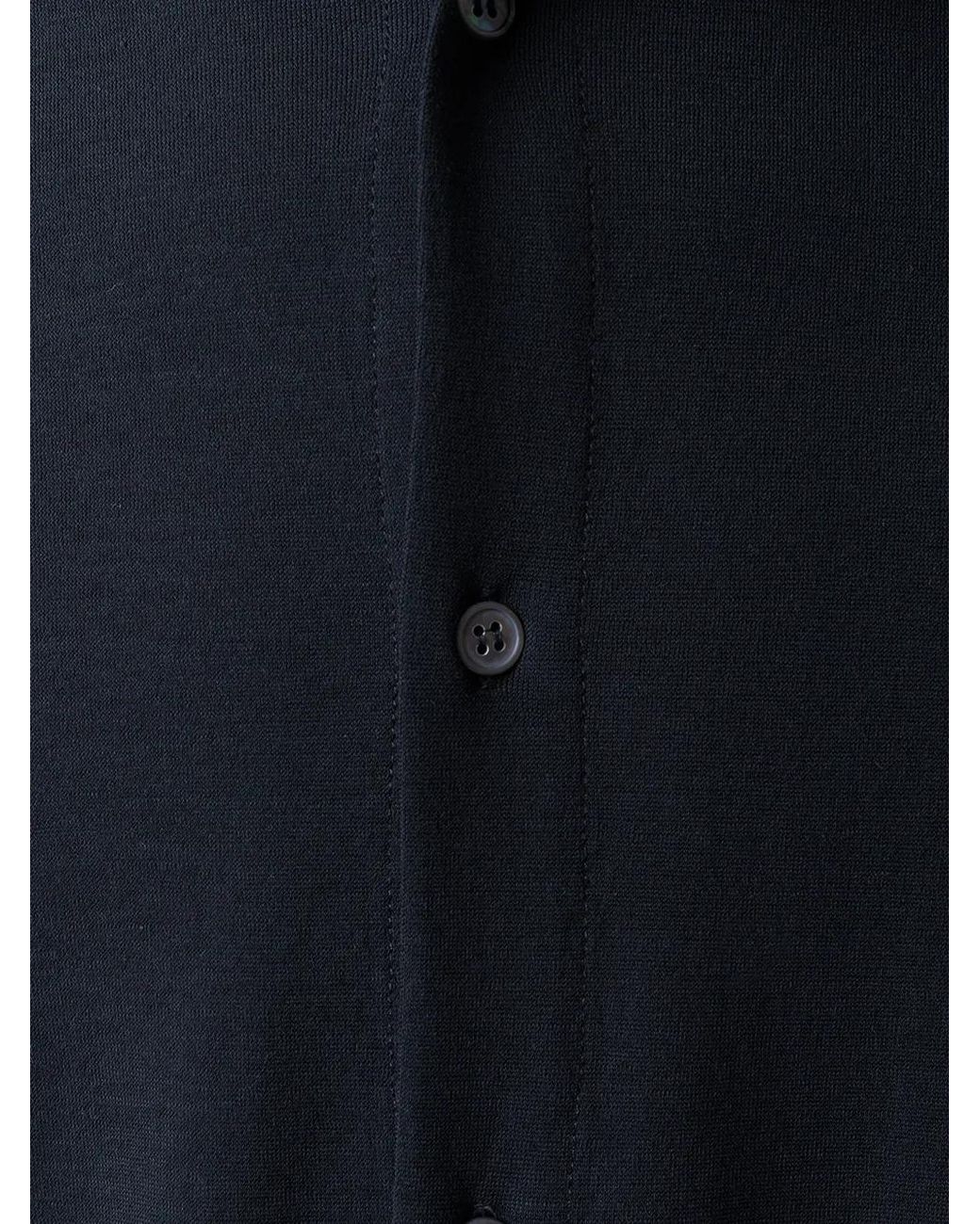 Zanone Blue Regular-Fit Cotton Shirt for men