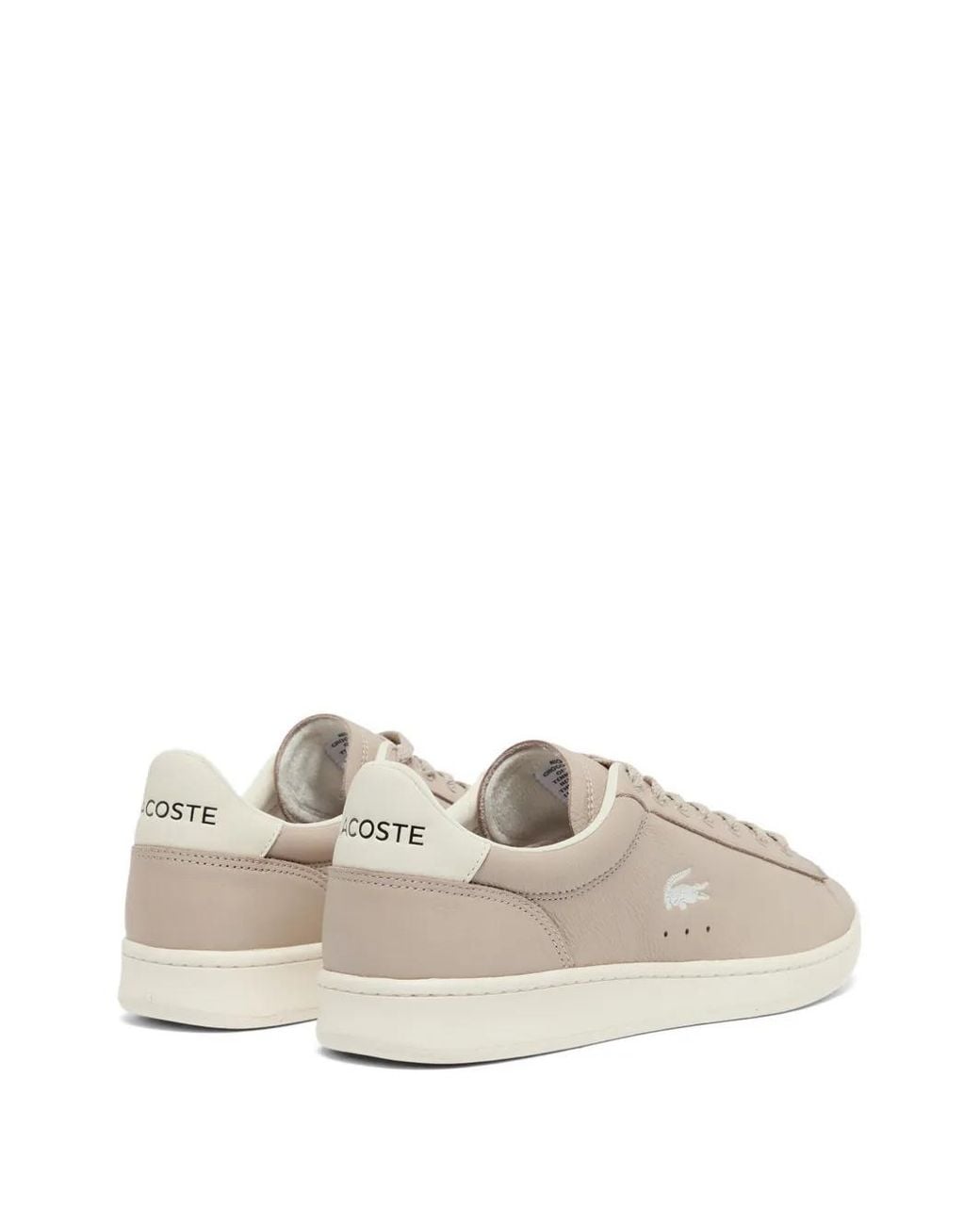 Lacoste White Baskets Carnaby À Logo for men