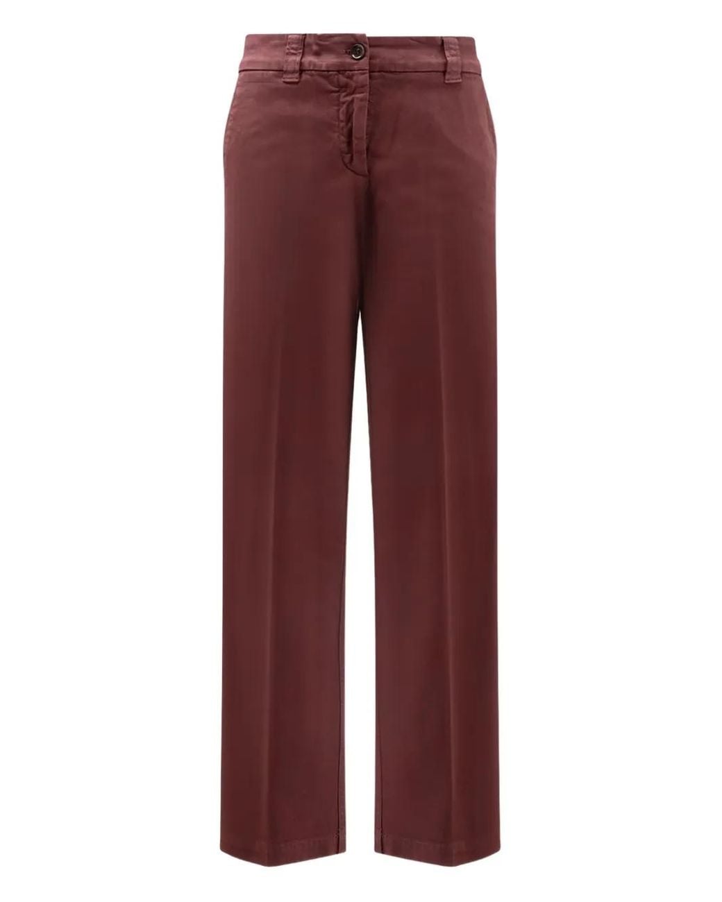 Aspesi Red Button Trousers