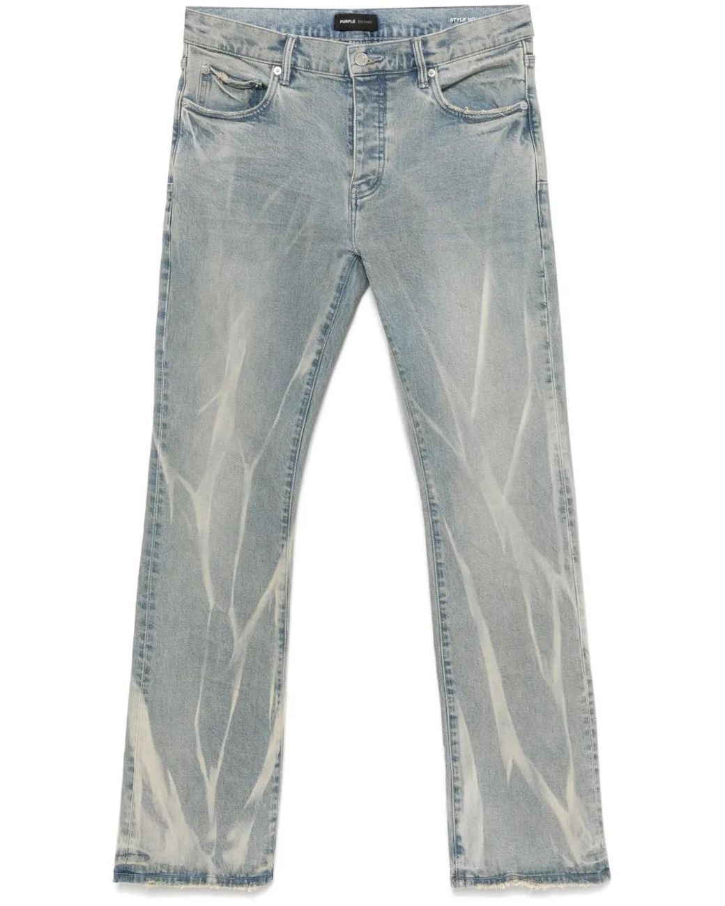 Purple Brand Blue Flared Jeans for men