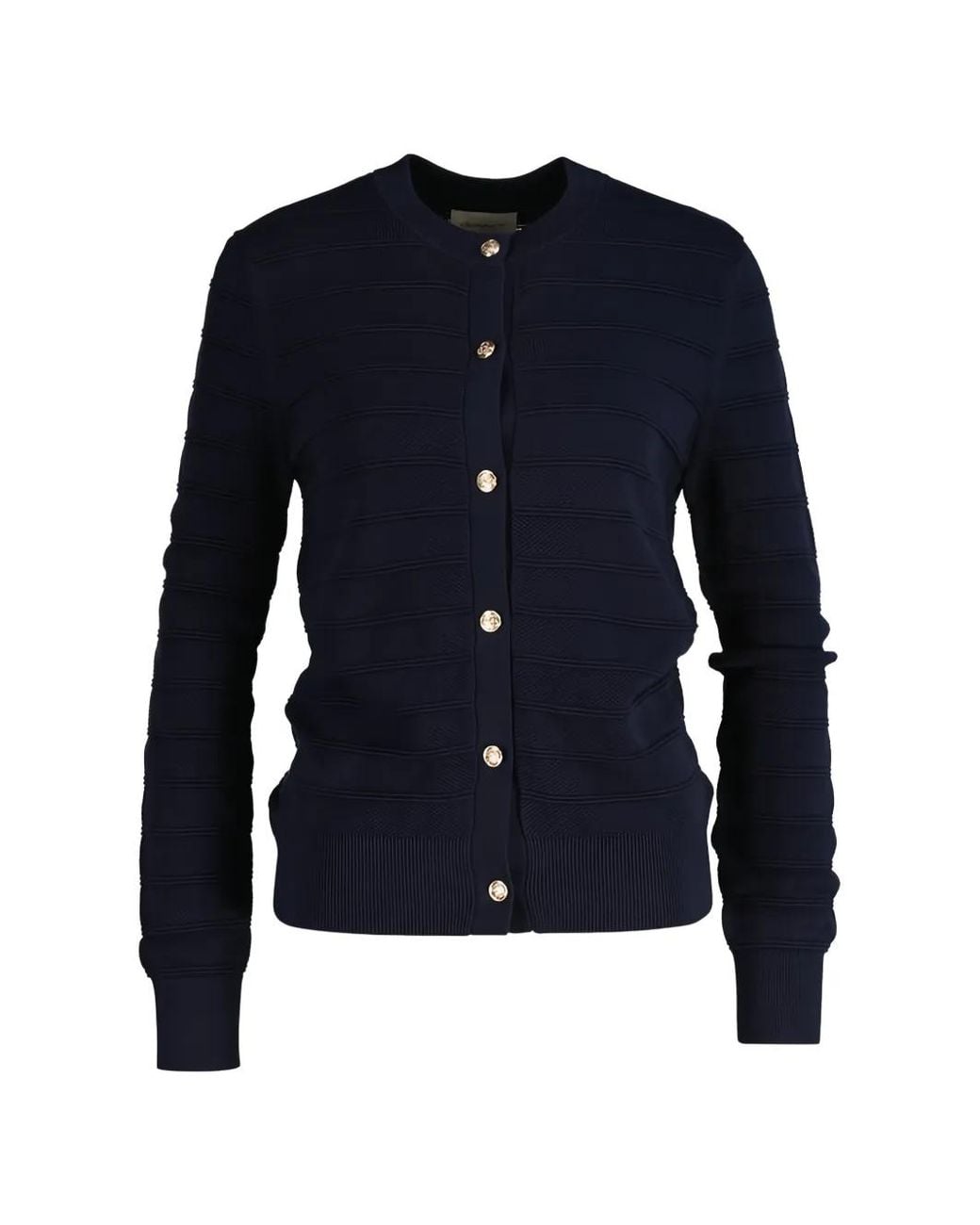 Gant Blue Button-Fastening Cardigan