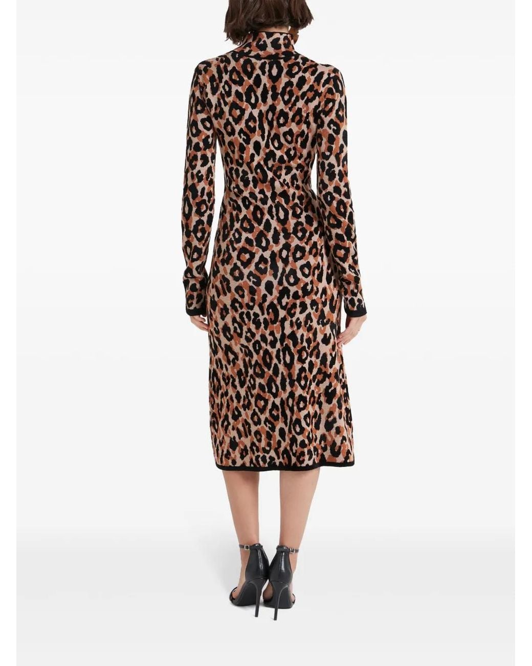 Temperley London Brown Adonis Knitted Dress