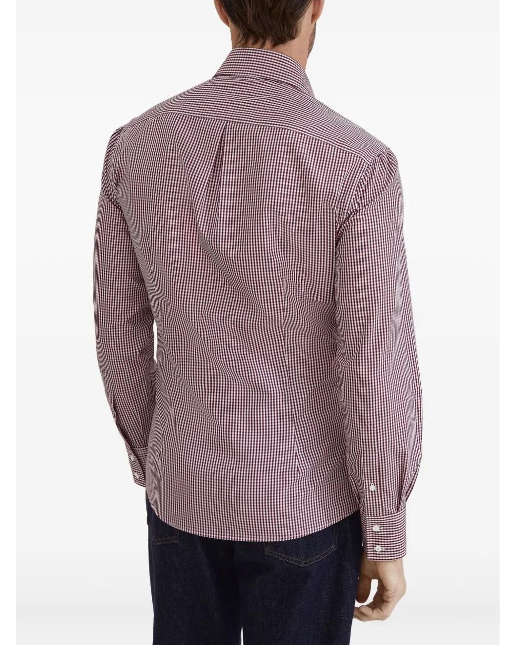 Brunello Cucinelli Purple Shirts for men