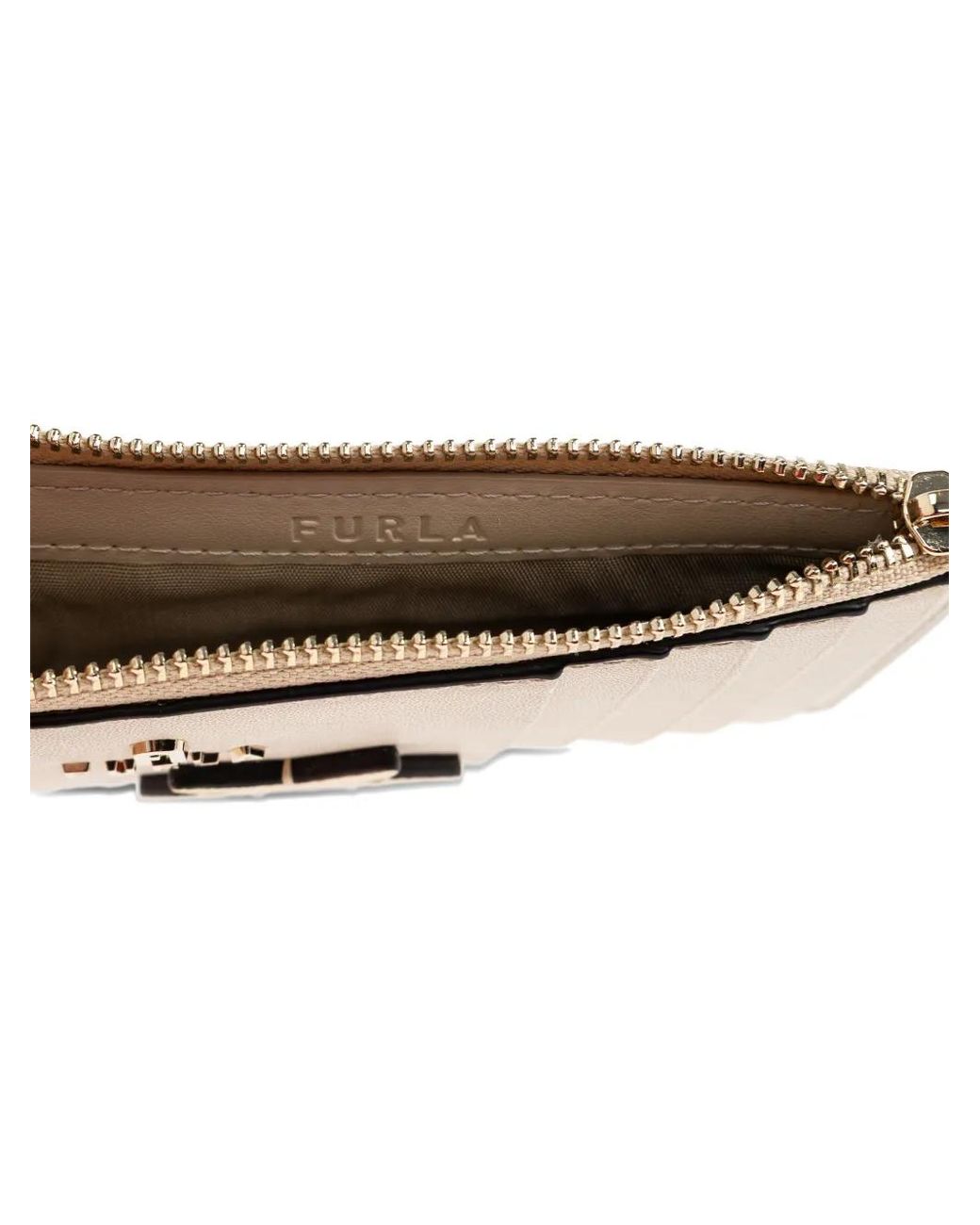 Furla Natural Camelia Card Case