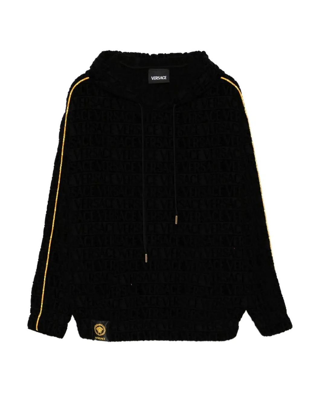 Versace Black I Baroque Hoodie