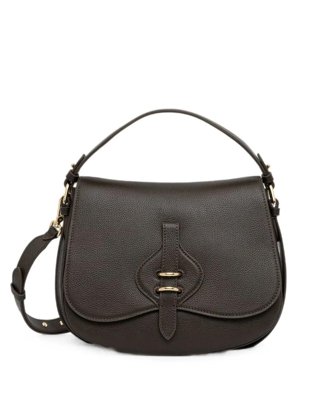 Coccinelle Black Medium Mavery Grained Shoulder Bag