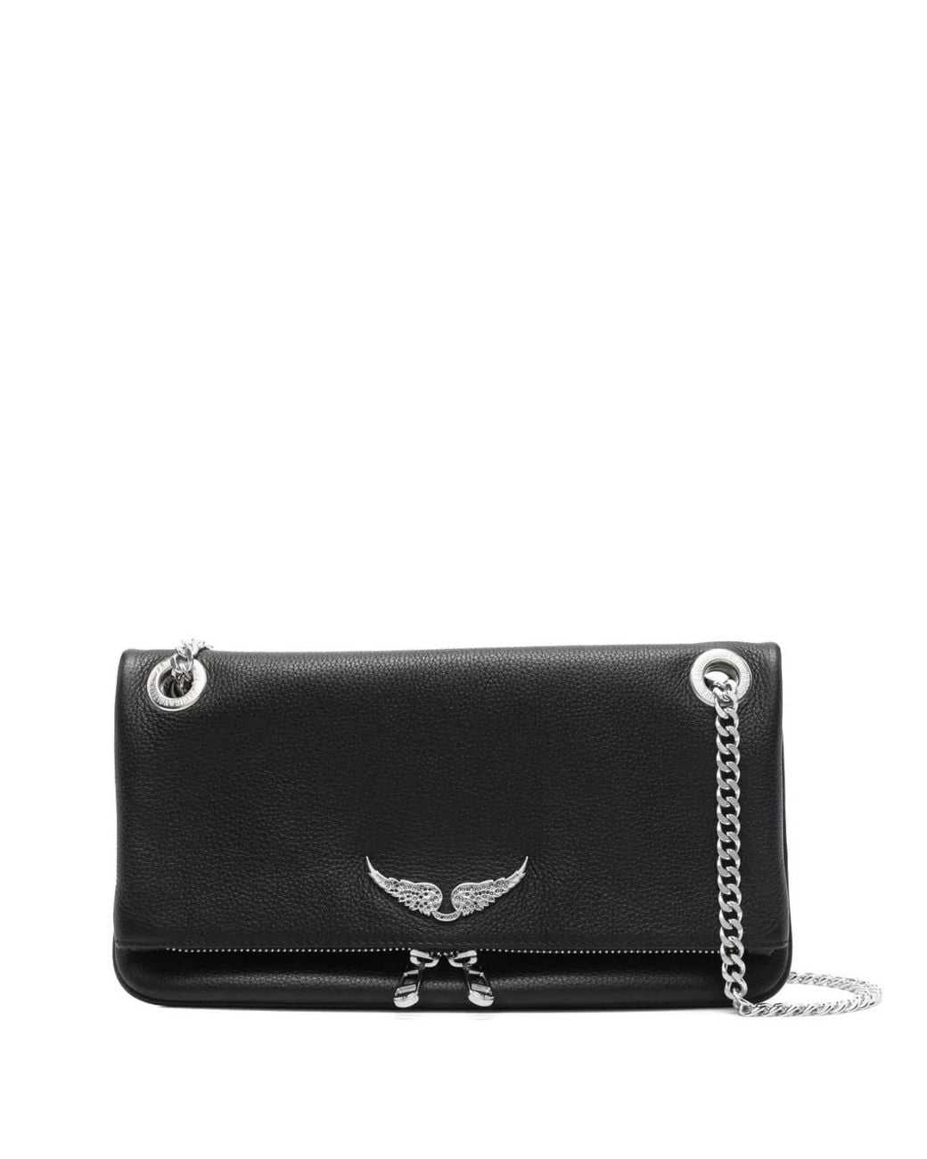 Zadig & Voltaire Black Rock Ii Grained Leather