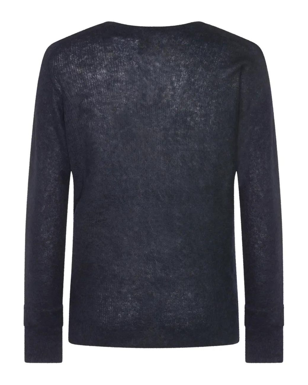 Auralee Blue Long-Sleeves Sweater for men