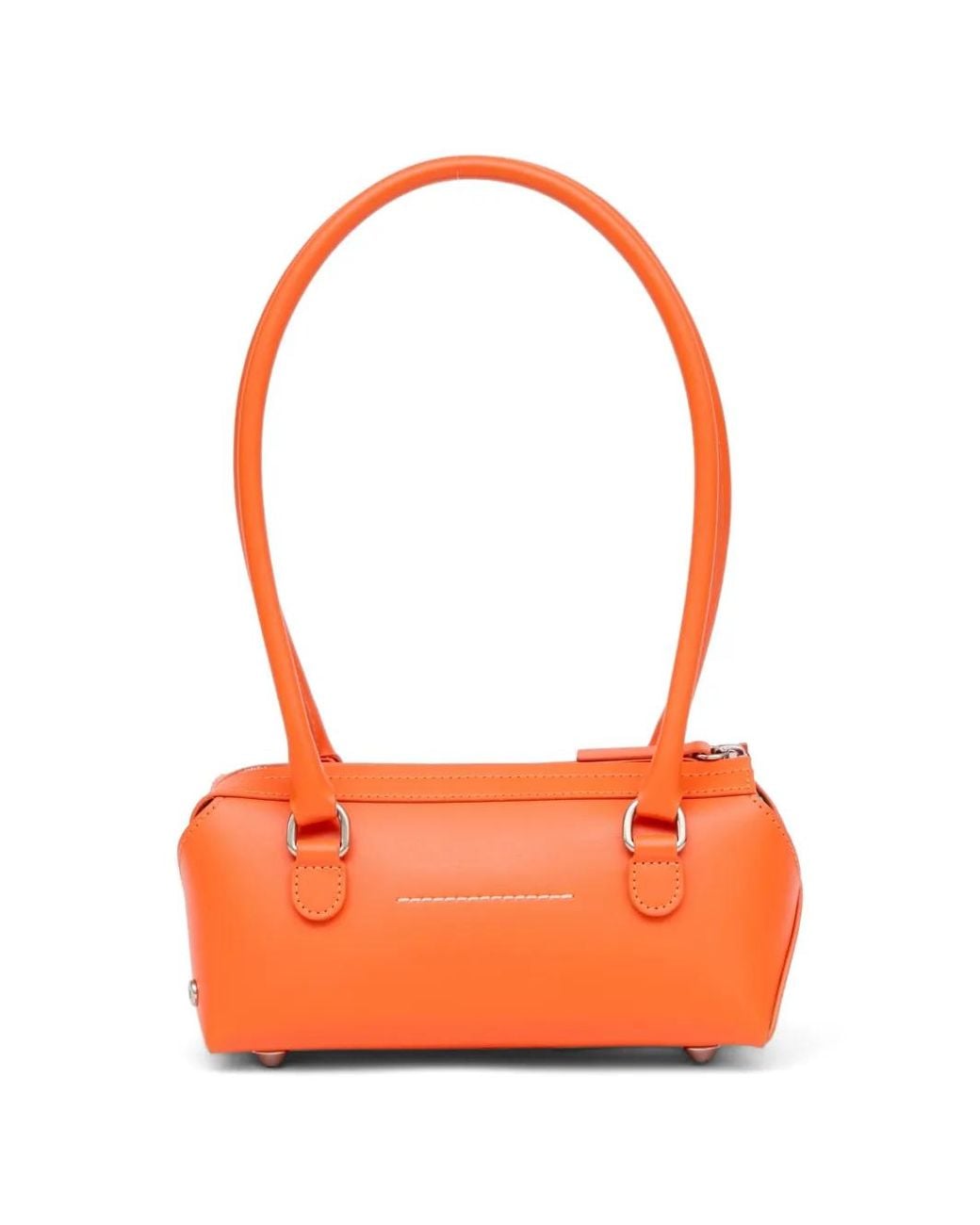 MM6 by Maison Margiela Orange Bauletto Shoulder Bag Mini
