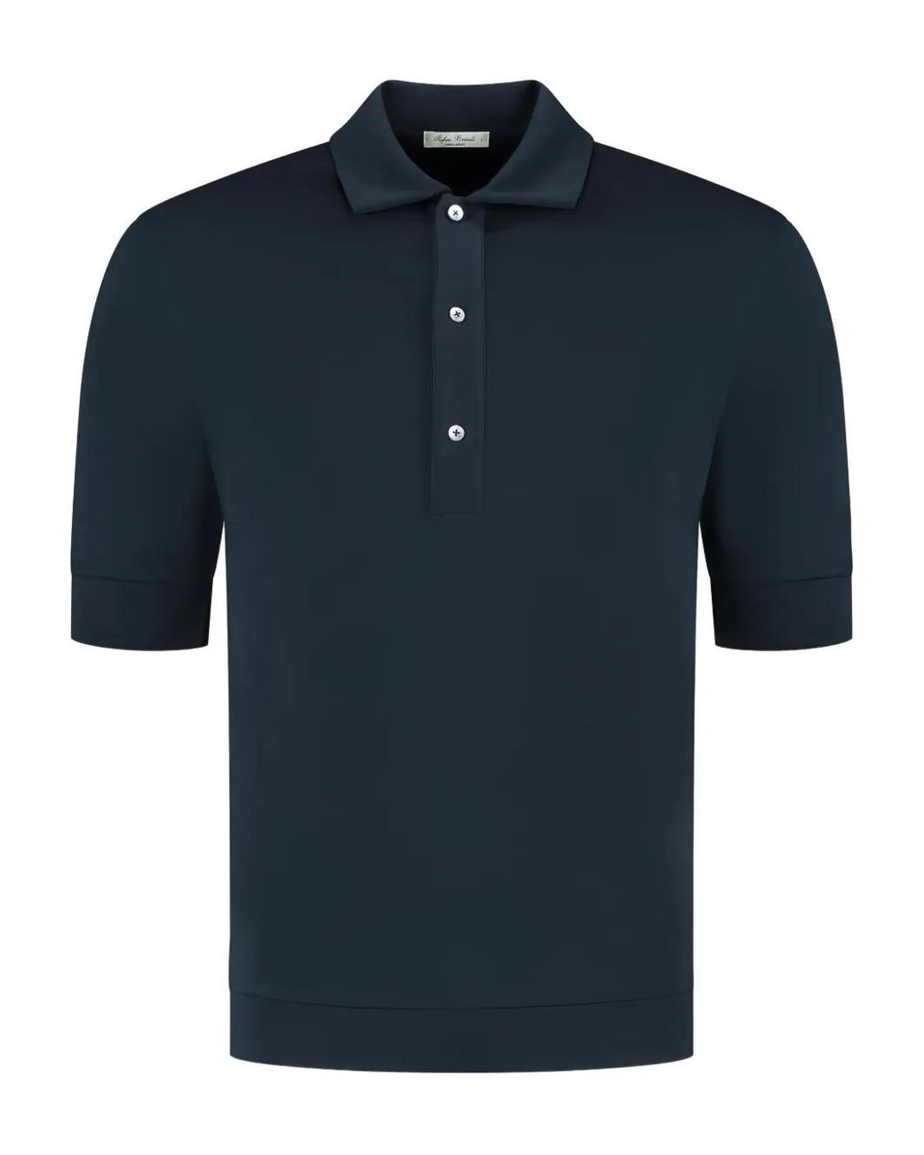 STEFAN BRANDT Blue Pima Cotton Polo Shirt for men