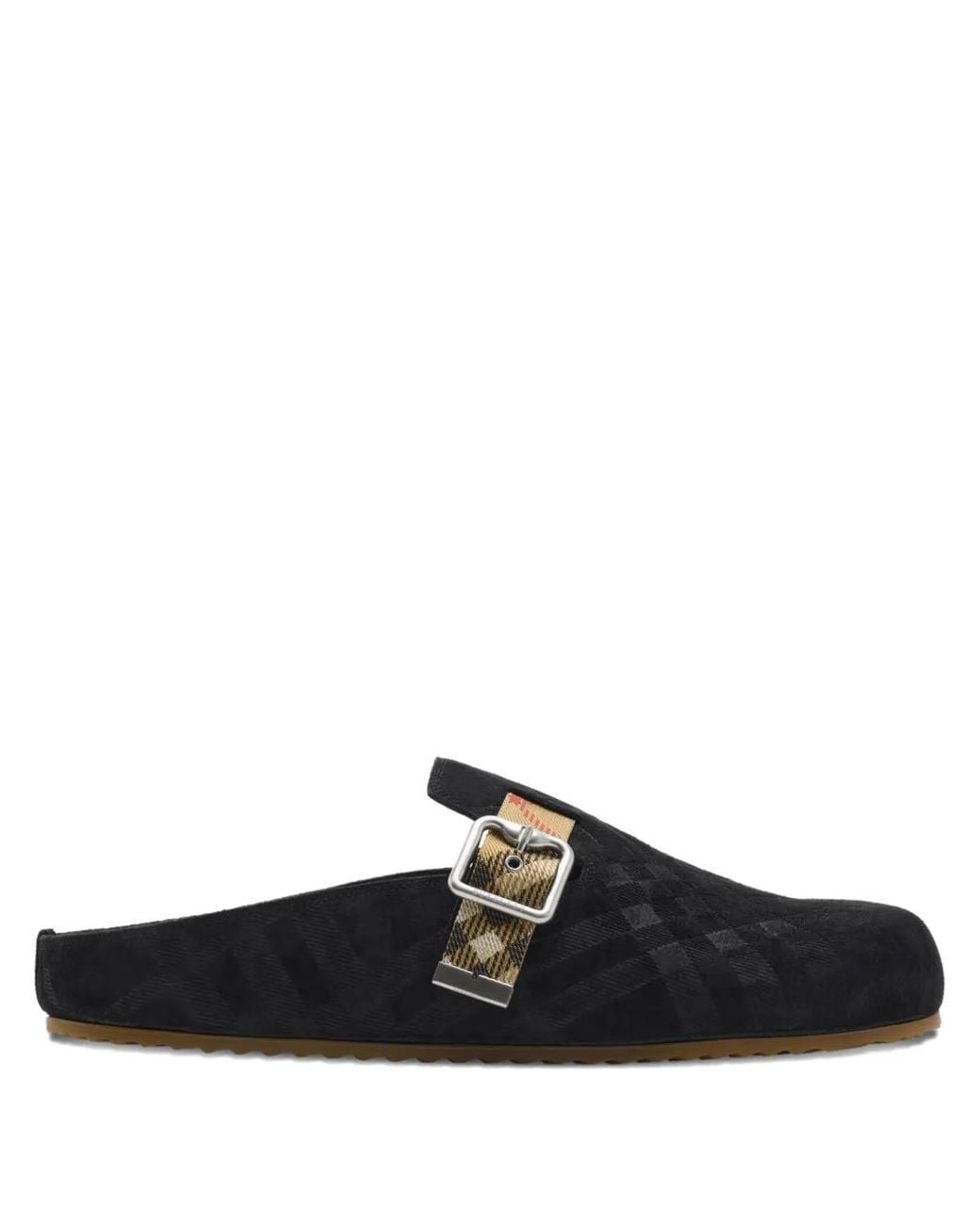 Clogs Urchin di Burberry in Black da Uomo