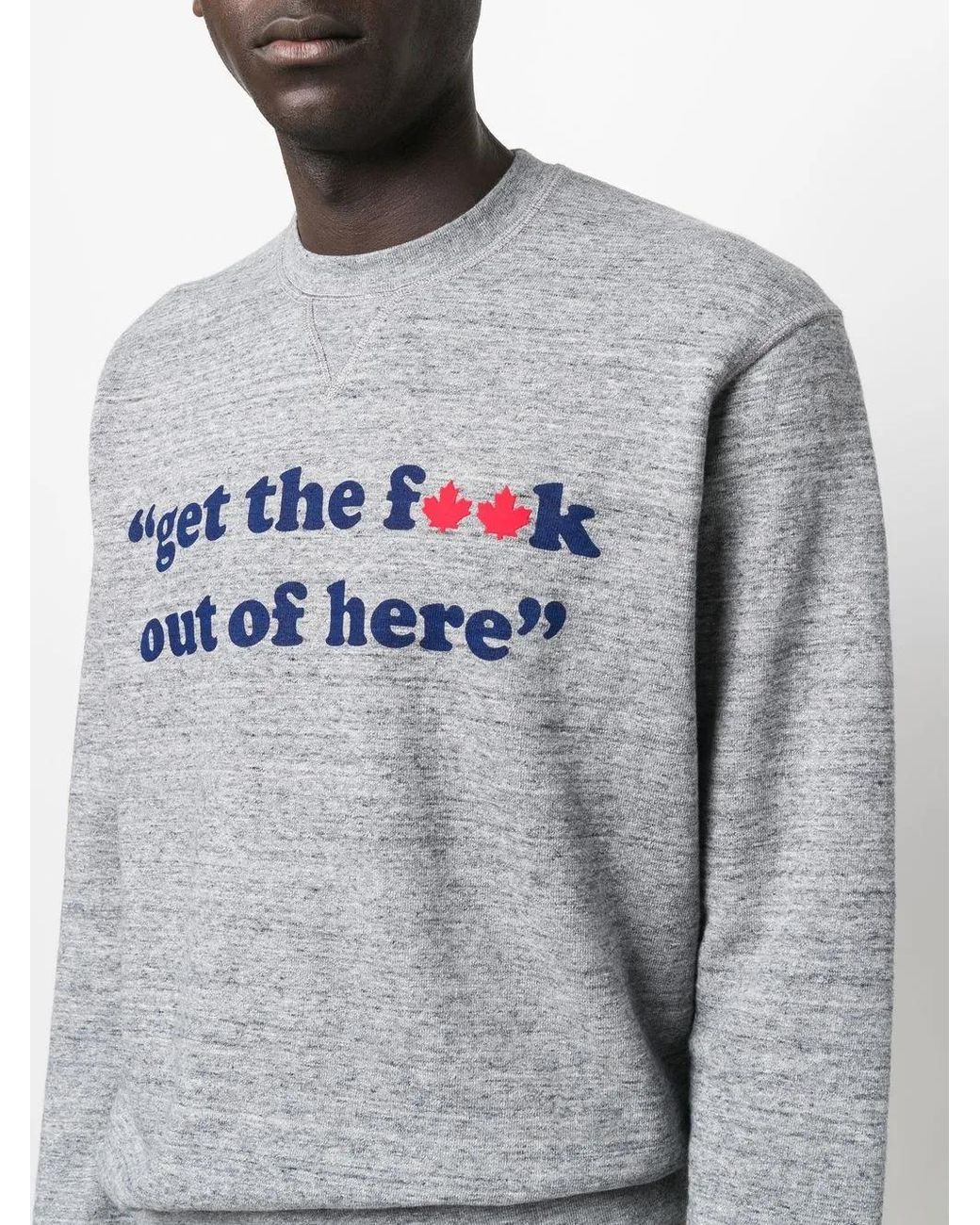 Sweat À Slogan Imprimé DSquared² pour homme en coloris Gray