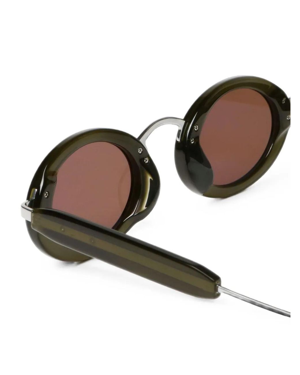 Projekt Produkt Green Oval-Frame Sunglasses