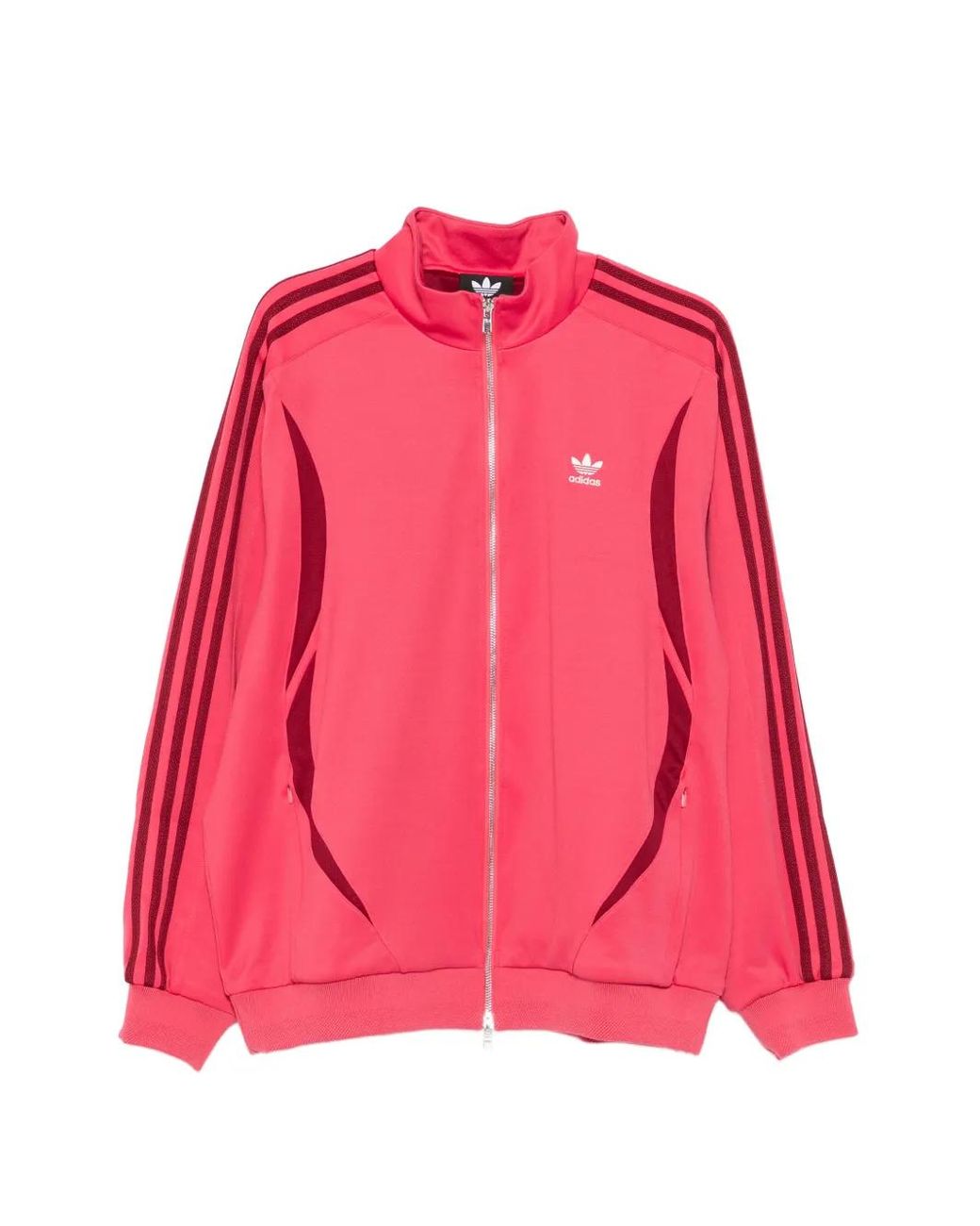 Adidas Pink Wales Bonner Stripe-Detail Track Sweater