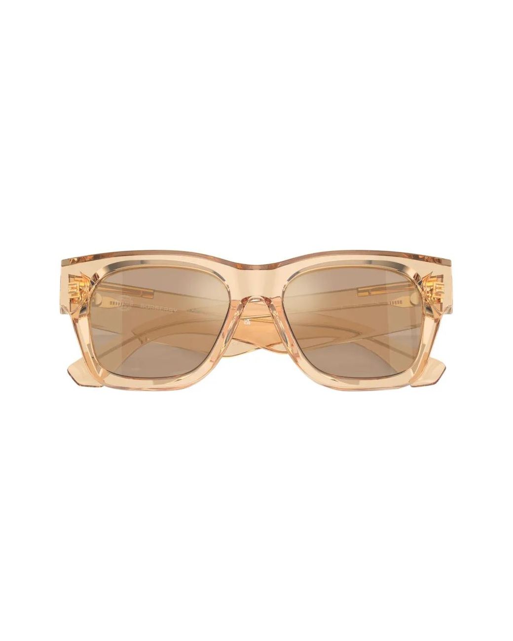 Burberry Natural Transparent Wayfarer-Frame Sunglasses