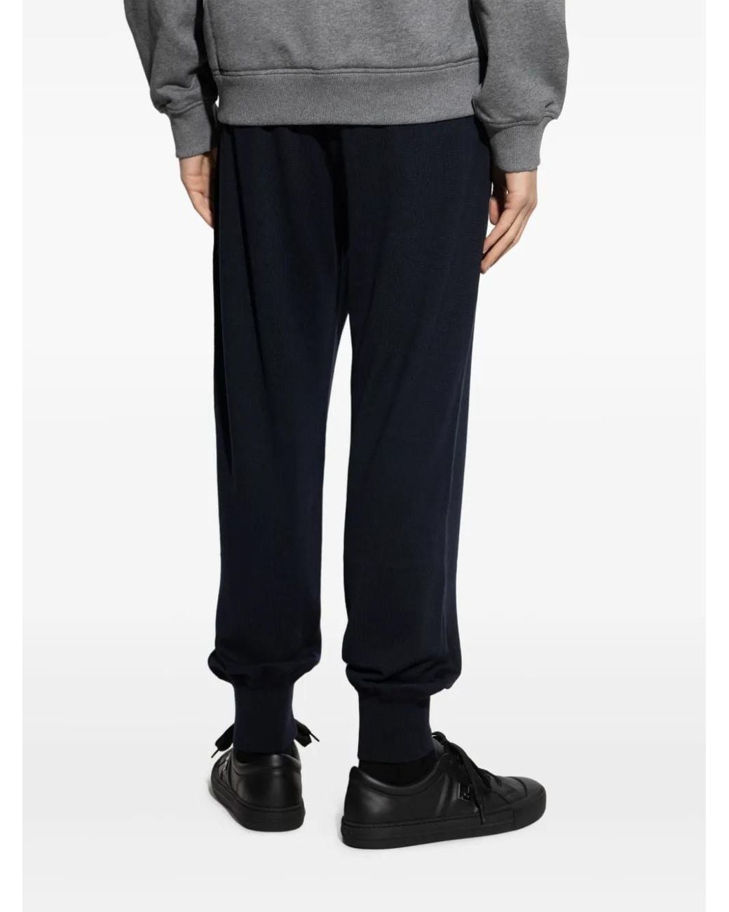 Dolce & Gabbana Blue Tapered Track Pants for men