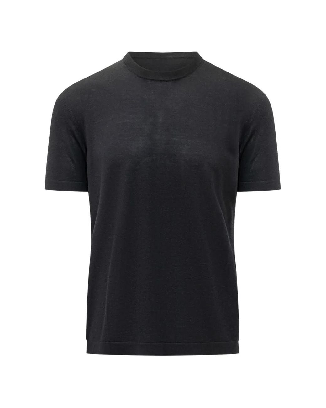 Zegna Black T-Shirt Trofeo 15Mil15 for men