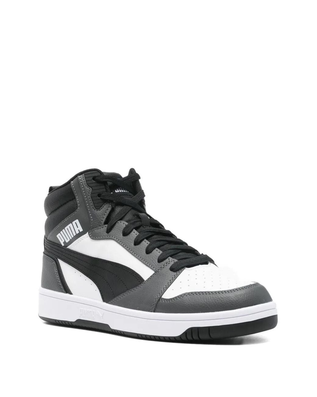 PUMA White Rebound Sneakers