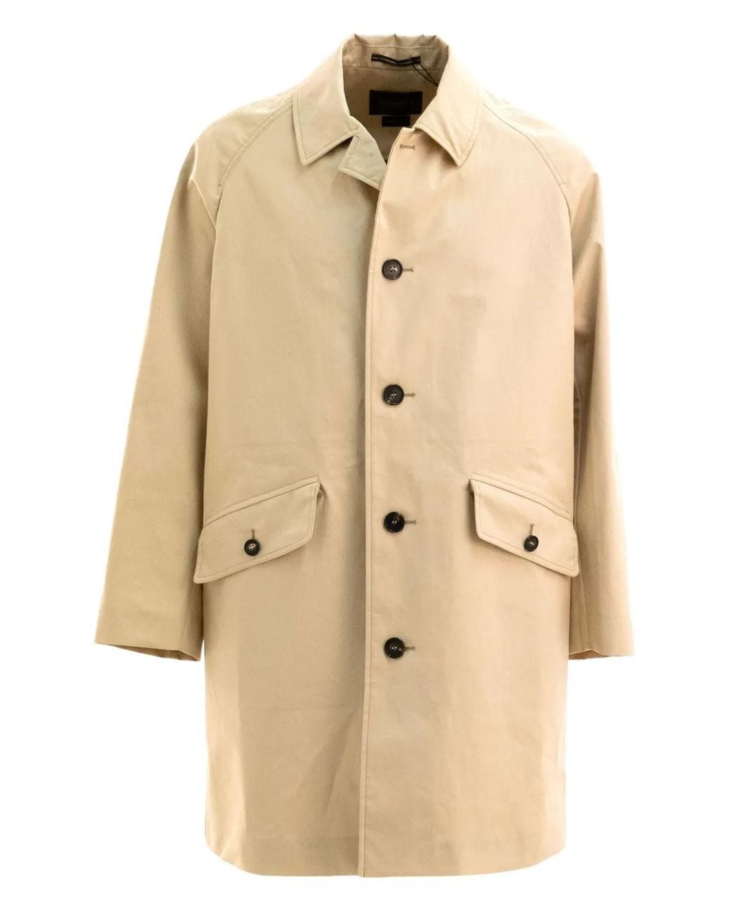 Montedoro Natural Button-Pocket Coat for men