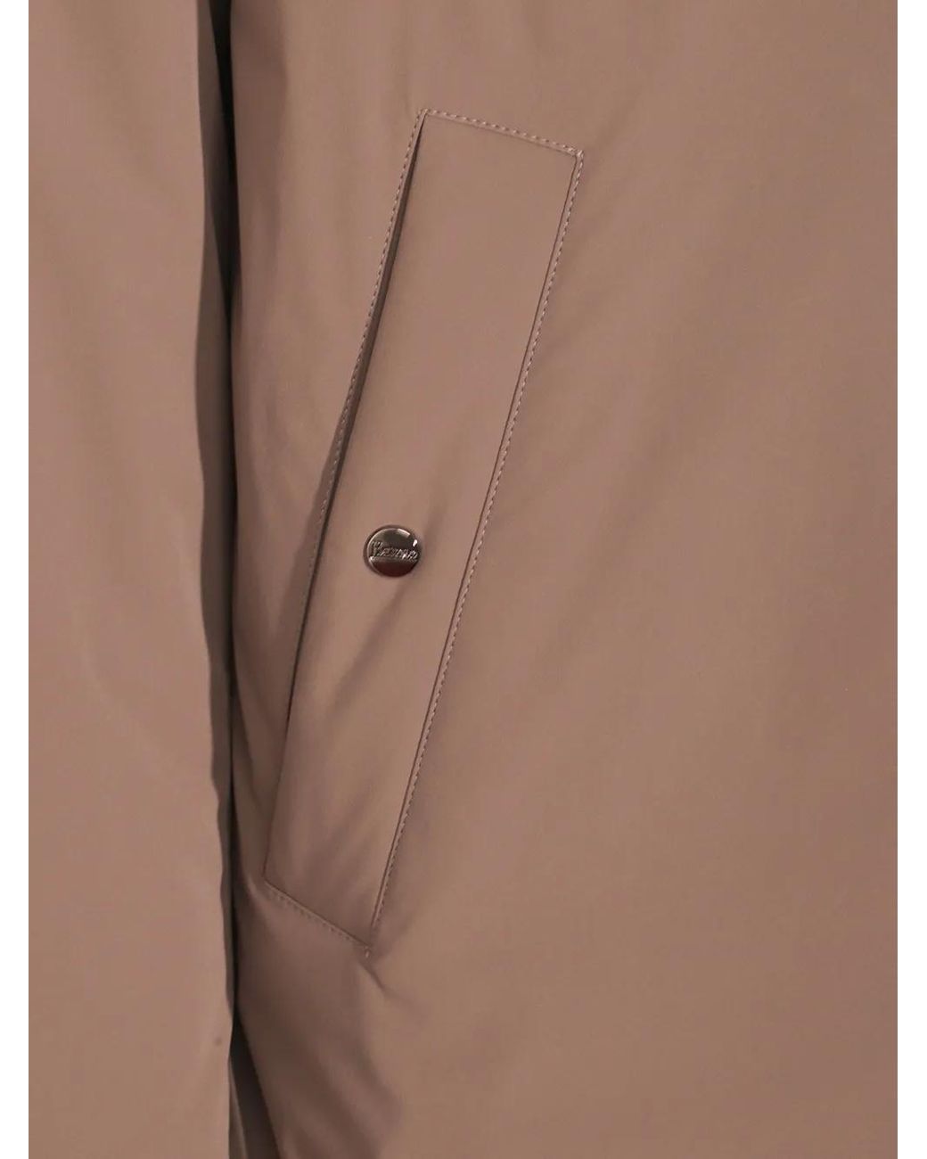 Herno Brown Hooded Parka for men
