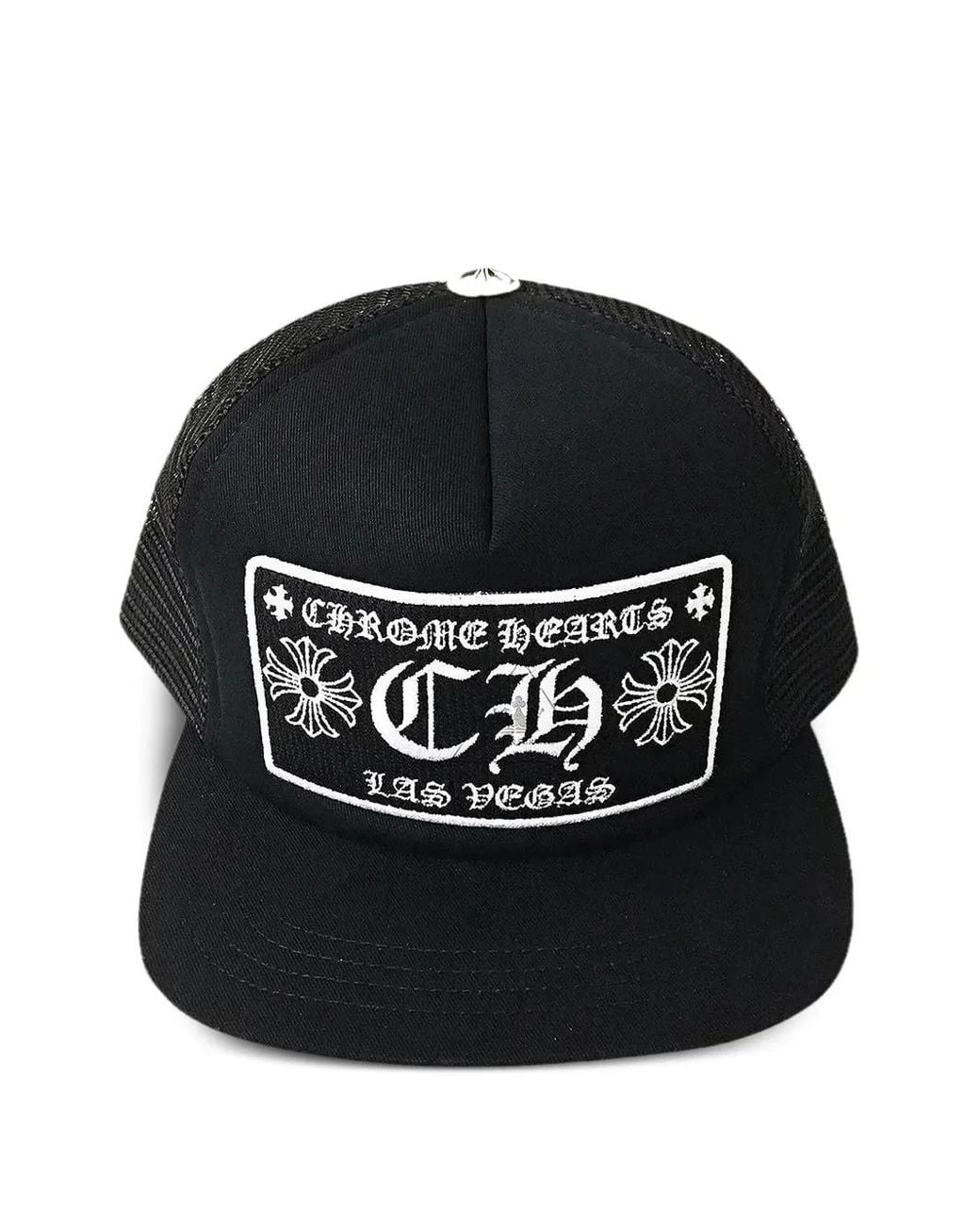 Chrome Hearts Black Las Vegas Trucker Hat for men