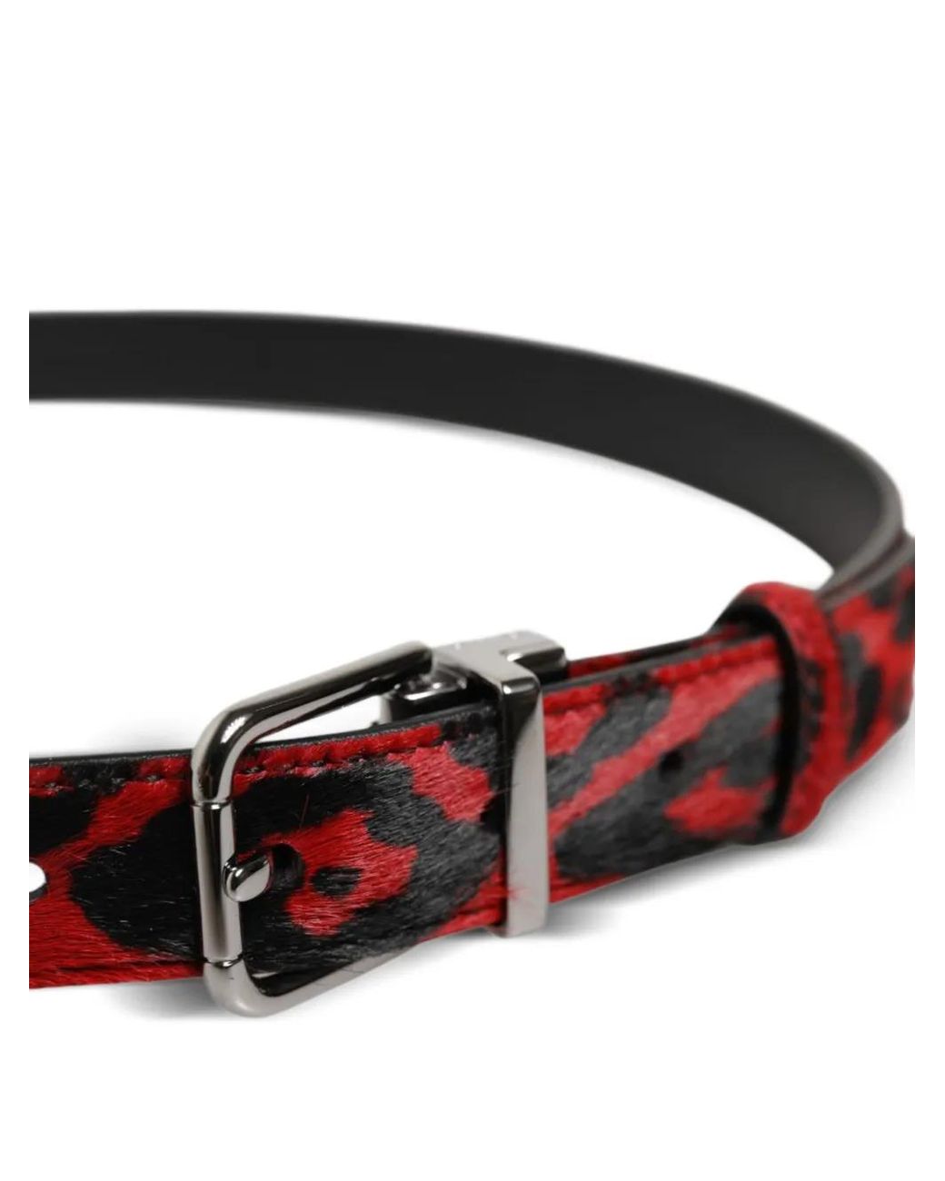 Dolce & Gabbana White Buckle Belt for men