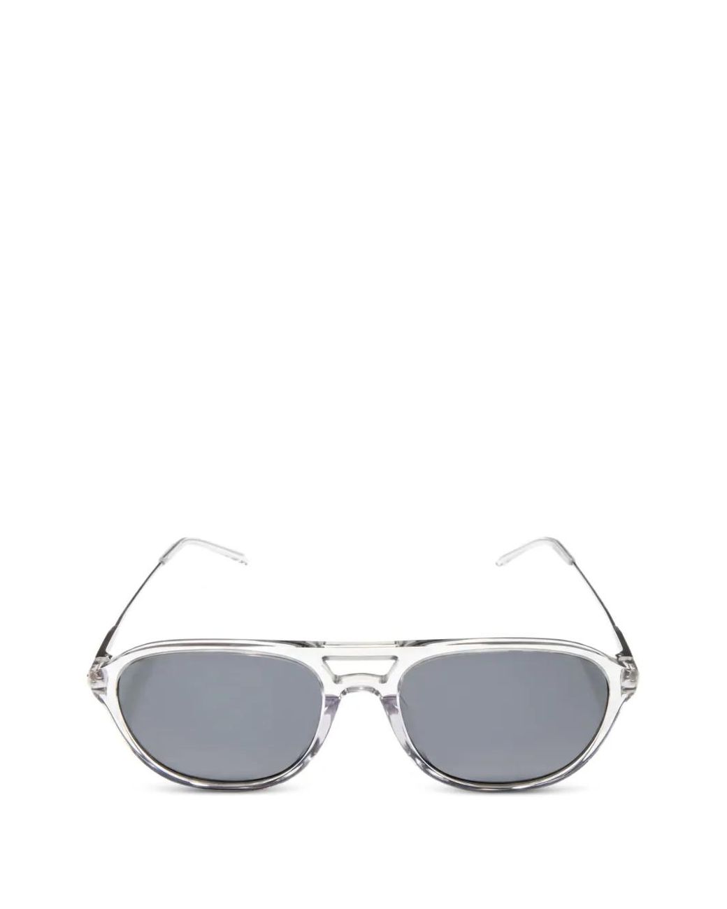 Gucci White Pilot-Frame Sunglasses for men