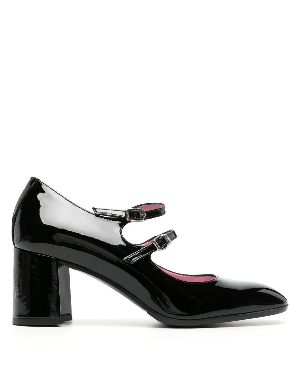CAREL PARIS Black Alice 60Mm Patent Leather Pumps