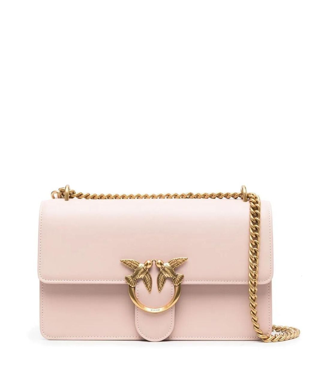 Pinko Pink Luxurious 100% Leather Bag