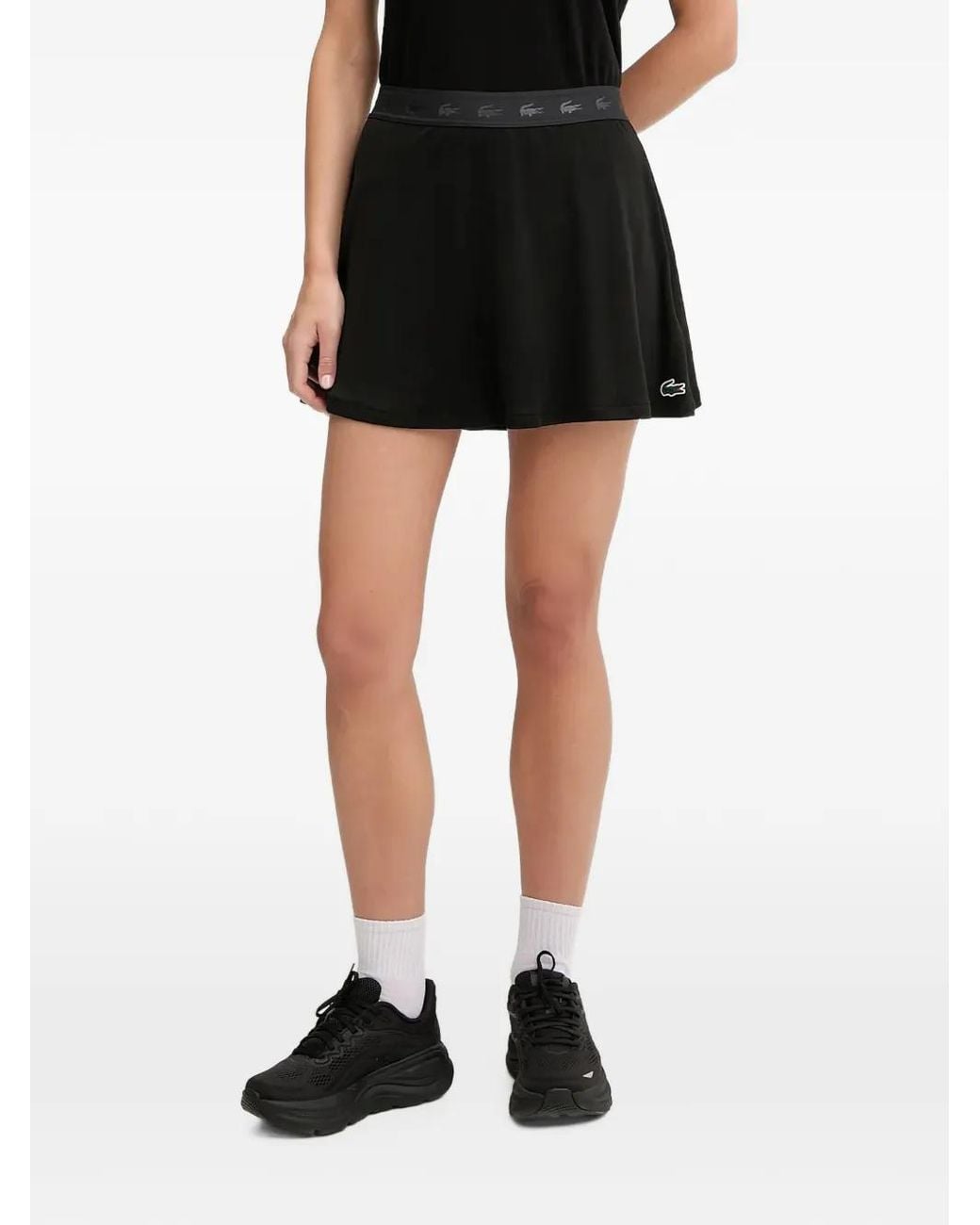 Lacoste Black Logo Waistband Skirt