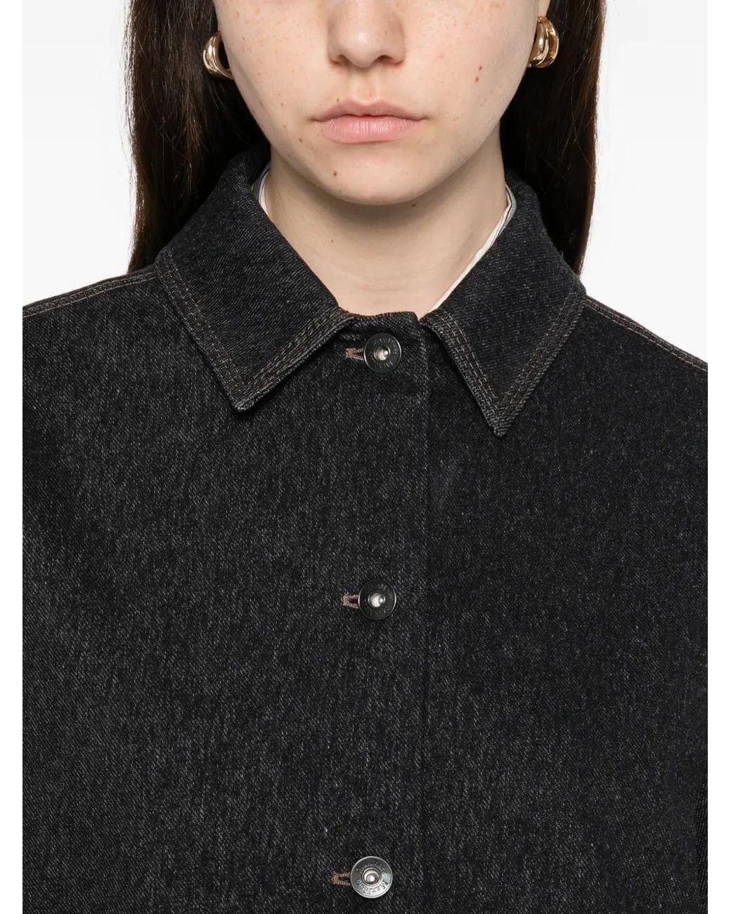 Max Mara Black Long Sleeves Cropped Jacket