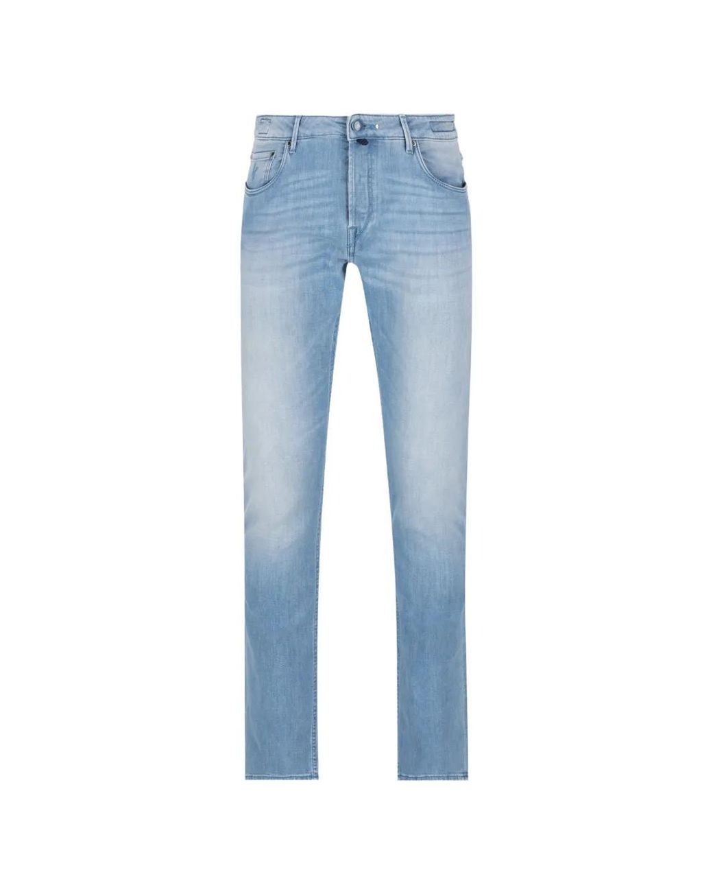 Hand Picked Blue Ravello Faded-Effect Jeans for men