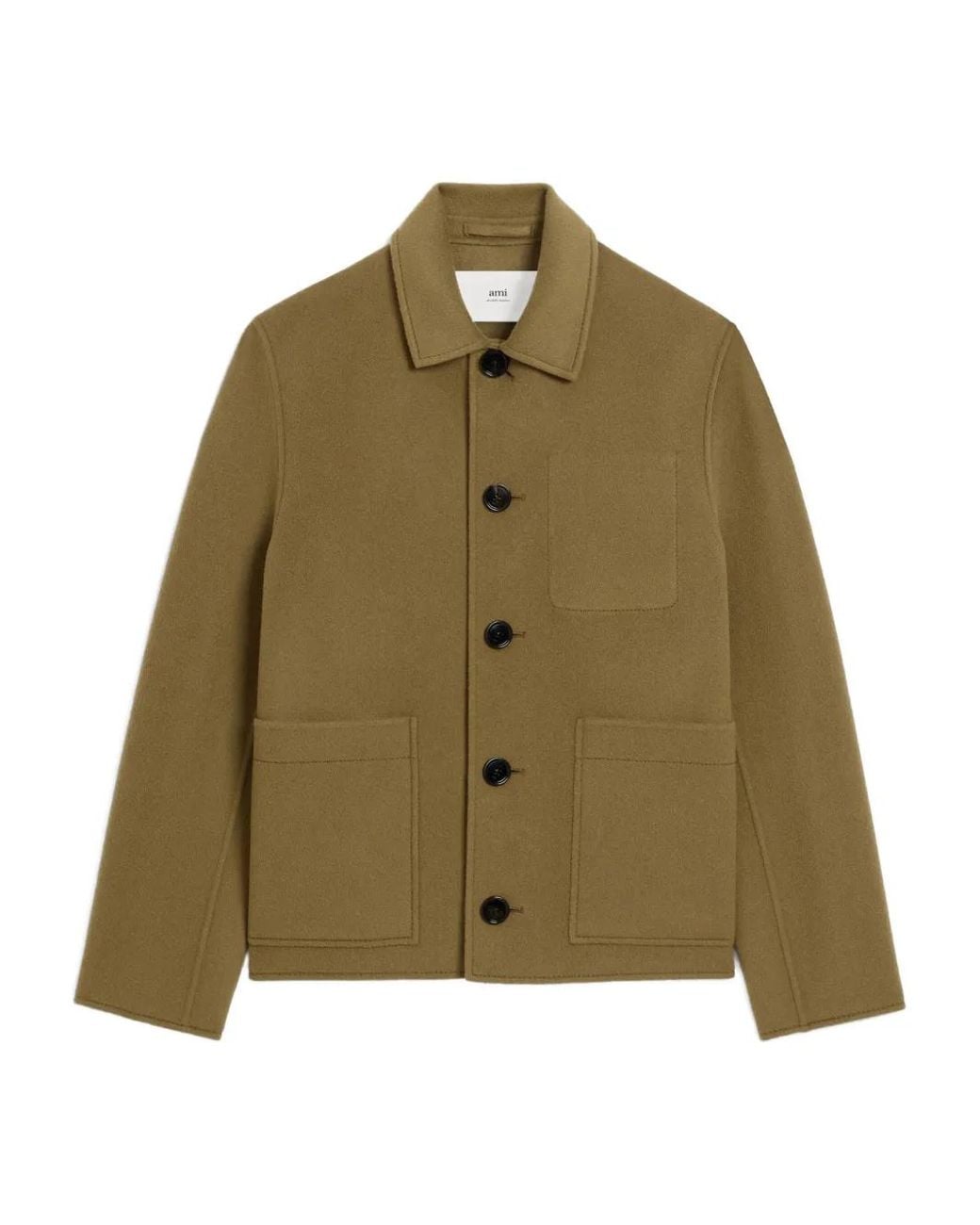 AMI Green Boxy Jacket for men