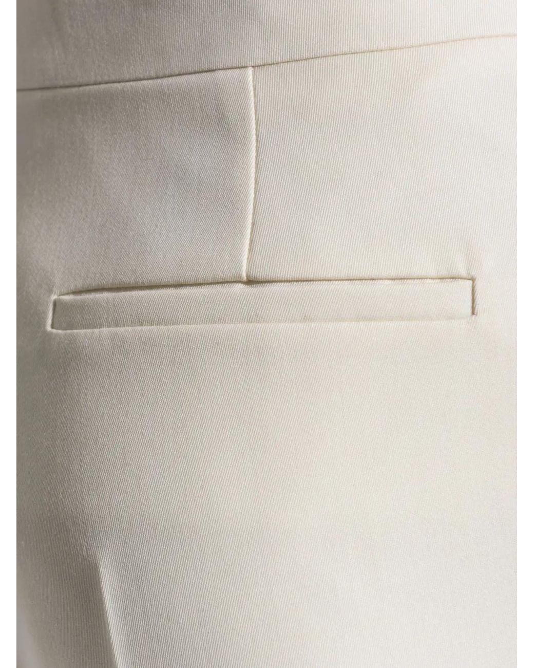 Givenchy White Tailored Flared Trousers