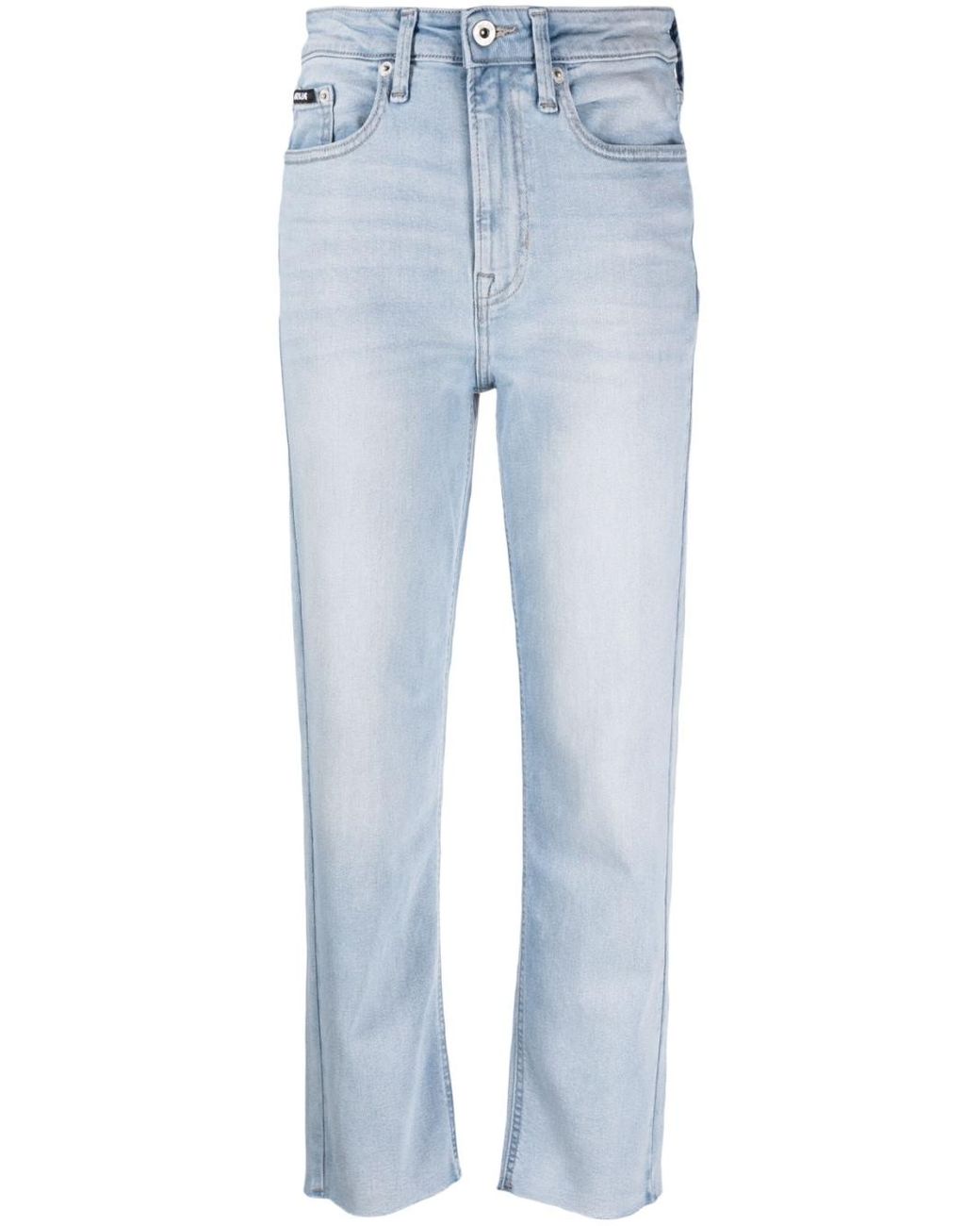 DKNY Straight-leg Denim Jeans in Blue | Lyst