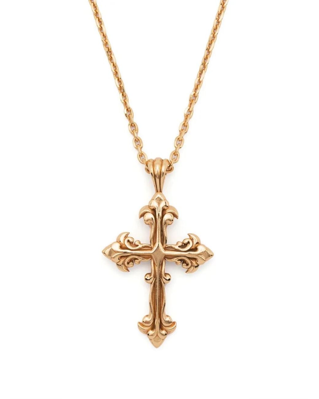 Emanuele Bicocchi Metallic Large Avelli Cross Necklace