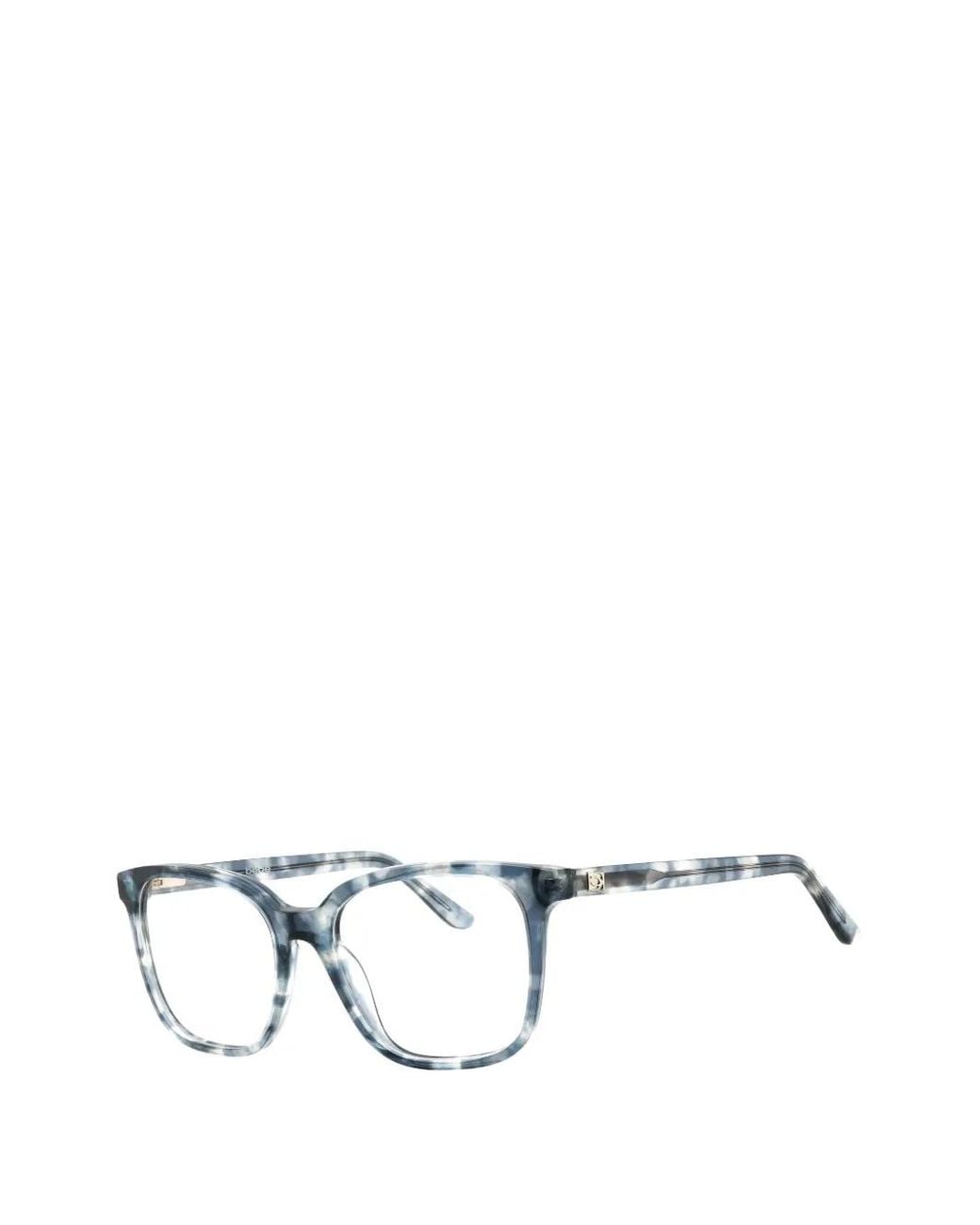 Bebe Blue Rectangle-Frame Glasses