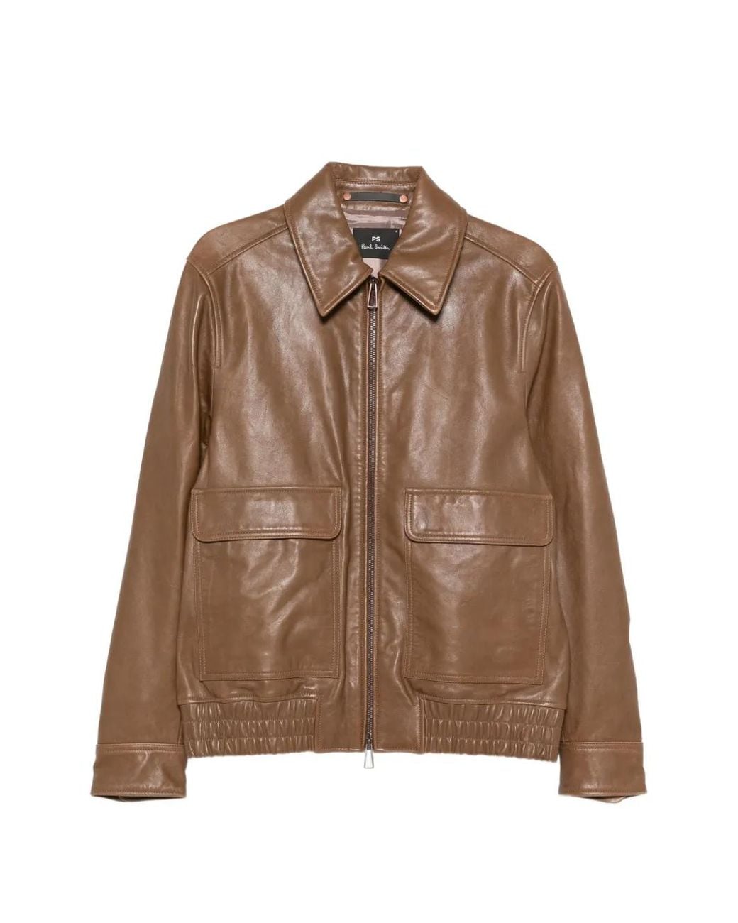 Paul Smith Leren Jack in het Brown voor heren