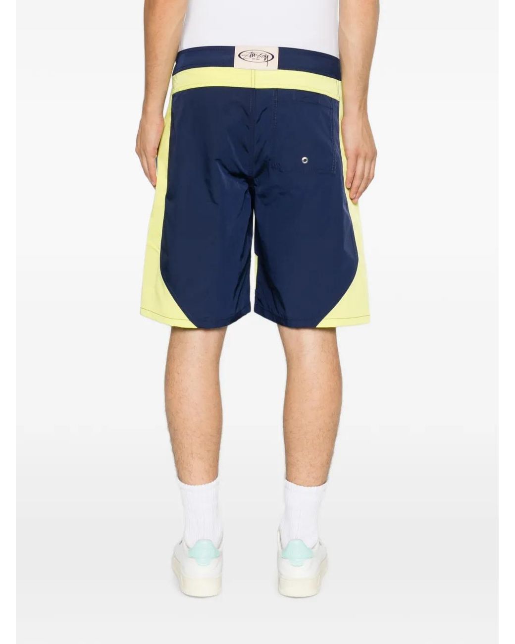 Stussy Blue Short Octane Board À Lien De Resserrage
