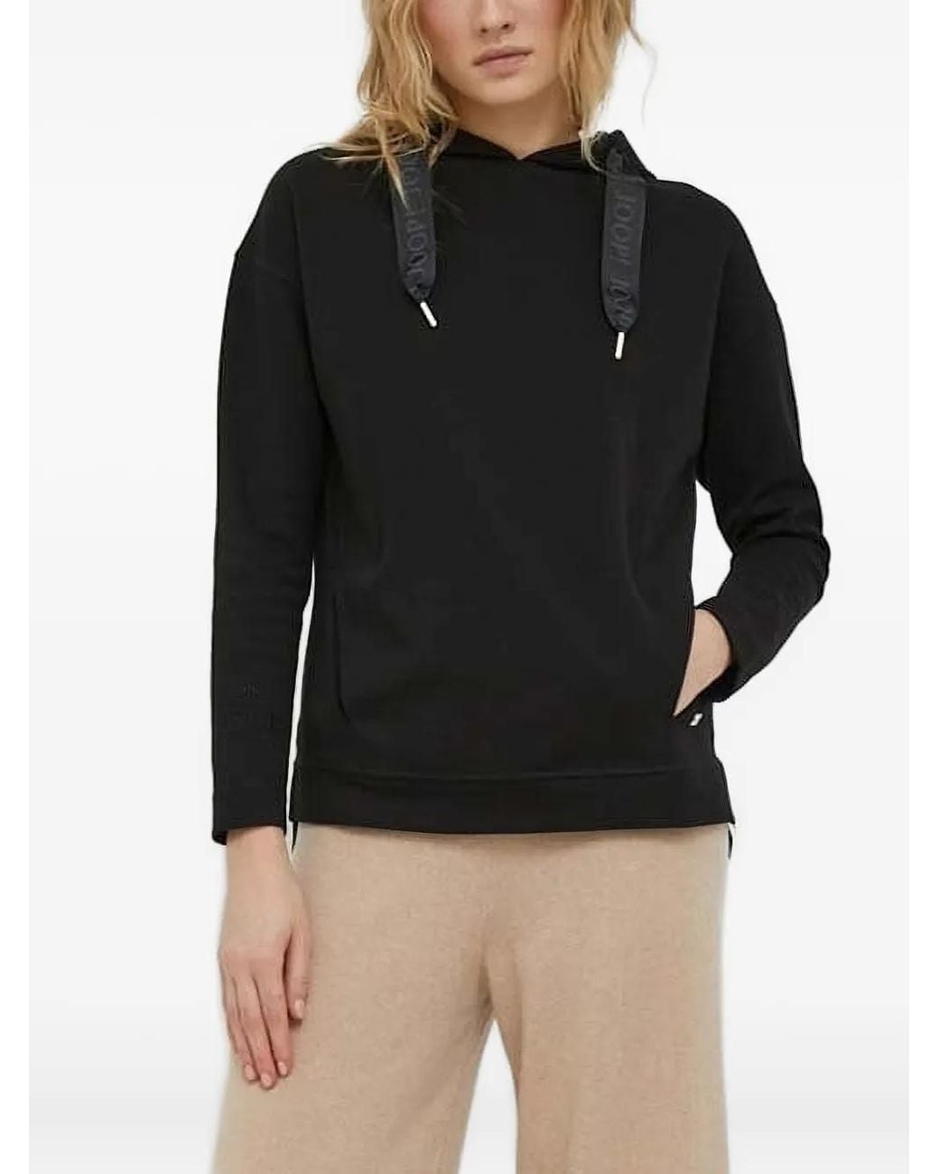 Joop! Black Side-Split Hooded Top