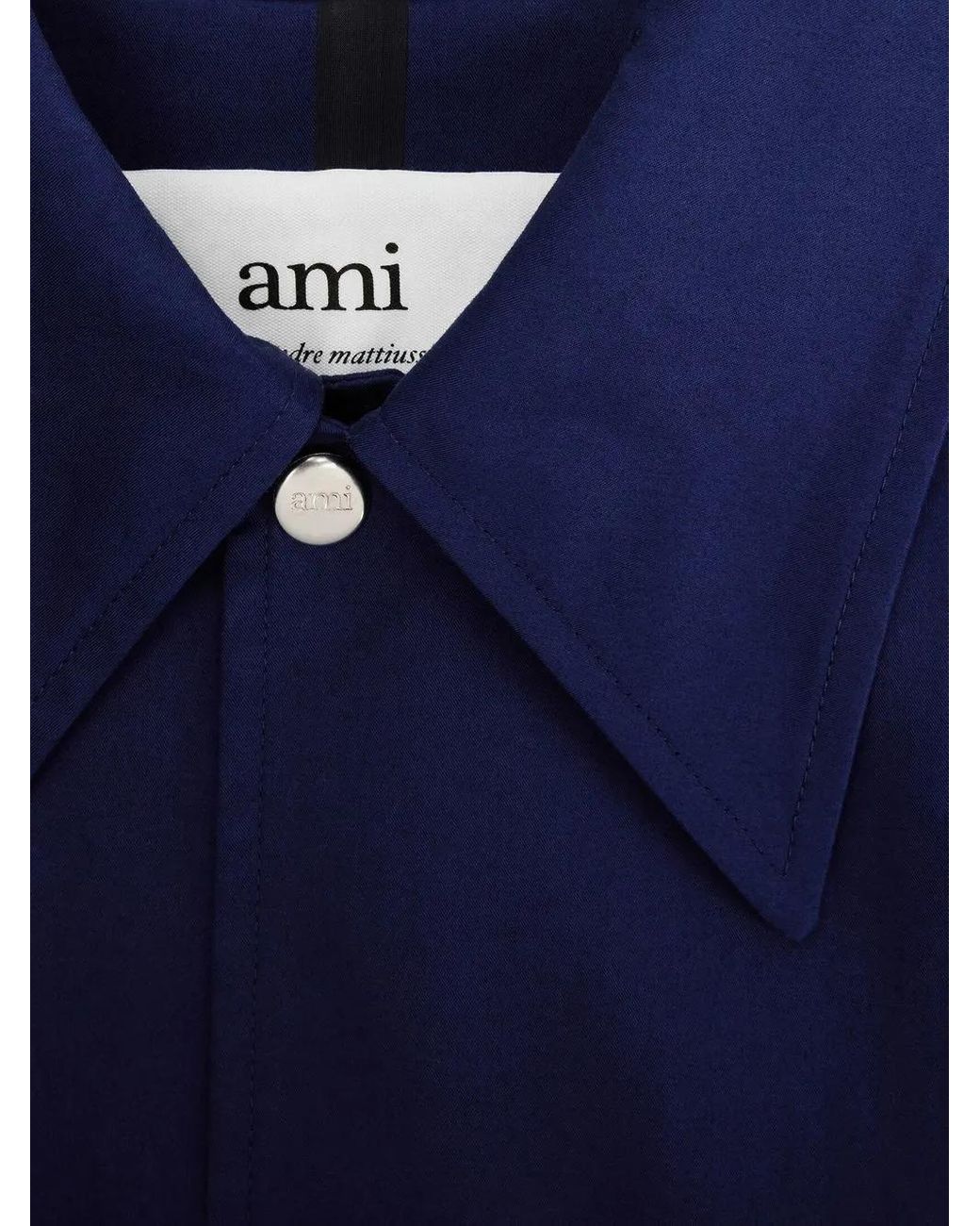 Cappotto Stile Camicia di AMI in Blue da Uomo