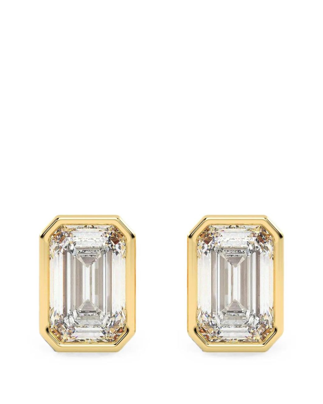 Diamond Essentials Metallic Diamond Earrings