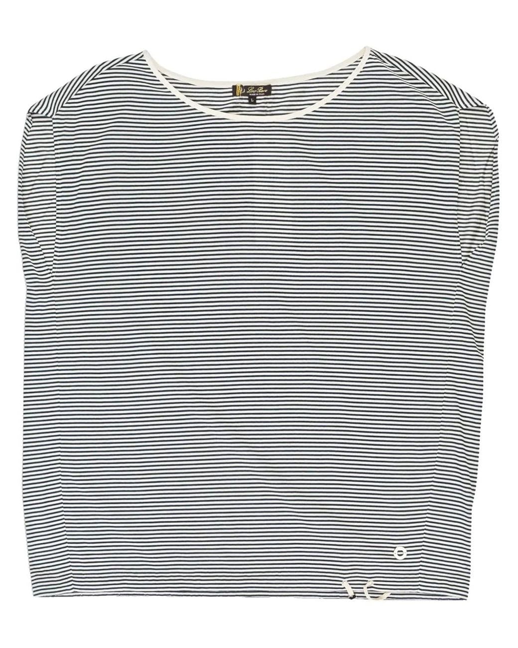 Loro Piana Gray Striped Cashmere Vest