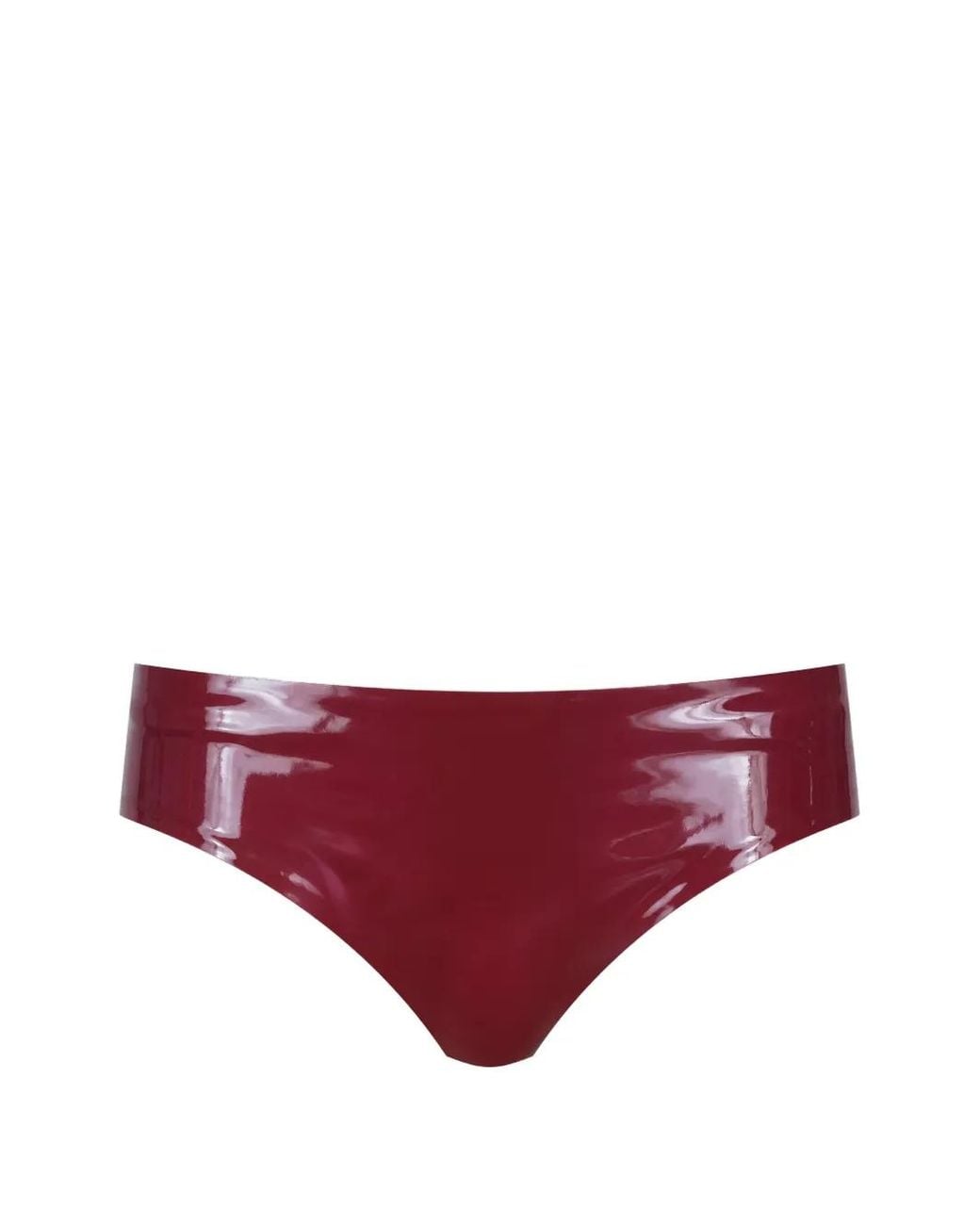 Scandale Red Latex Briefs