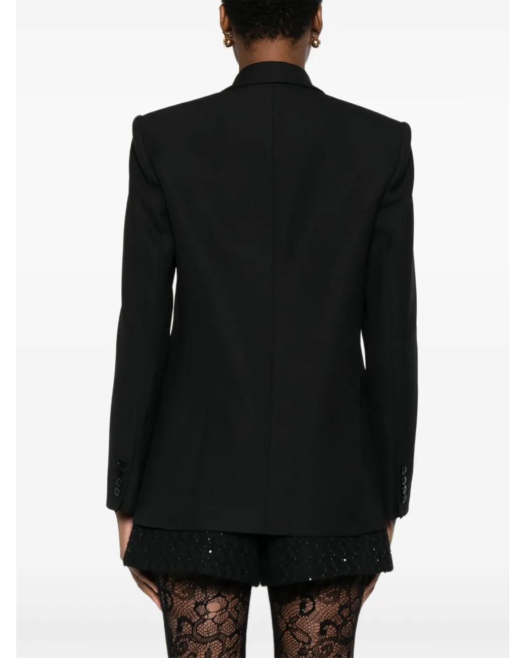 Maje Vayra Blazer Met Dubbele Rij Knopen En Kristallen in het Black